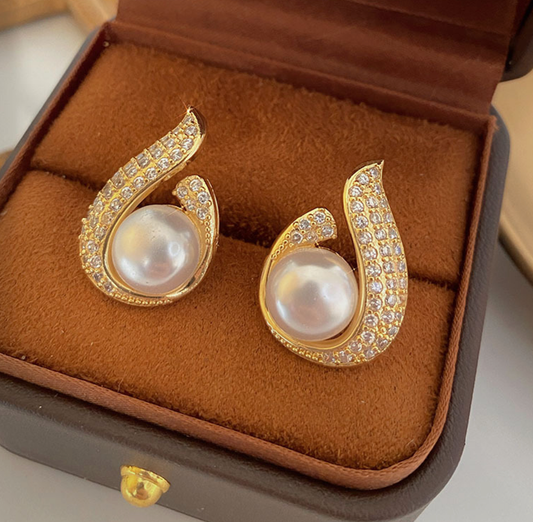 A Touch of Elegance Pearl Earrings