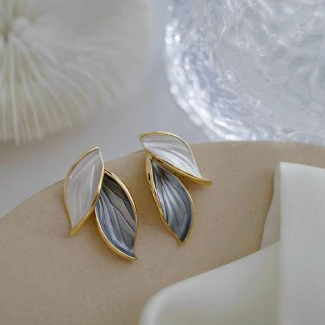 Minimalist Leaf Me Alone Earrings