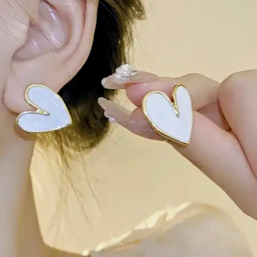 I Love You for Life Heart-shaped Earrings